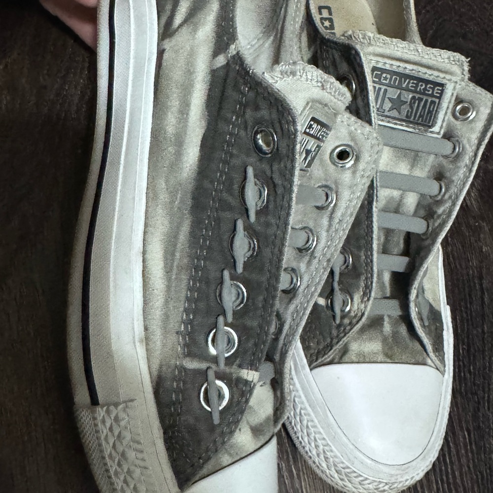 Converse Gray Canvas Sneakers